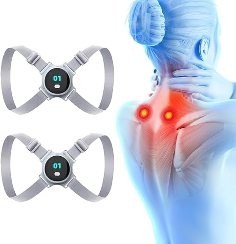 AFGQIANG Shapecodemax Lymphatische Ultraschall-Körperformmaschine, tragbar, lymphatisch, beruhigend, Körperformung, Halsinstrument, Hunchback Corrector für Männer Frauen (2 Stück)