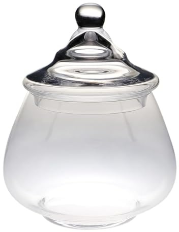 SWEET HOME Varotto & Co. SB02571LU Bonbondose aus Glas, 25,5 cm hoch, Durchmesser 18 cm