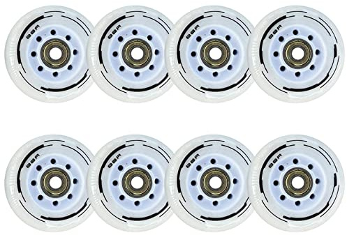 Ersatz for Inline-Skate-Rollen, Skate-Rollen, Inline-Skate-Rollen 72 mm 76 mm 80 mm 88A Skate-Ersatzrollen, verschleißfeste, gleitende Inline-Ersatzrollen, 8 Stück (76 mm)(76mm)
