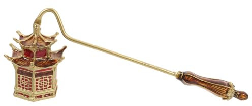 Alipis Éteignoir à Mèche Bougie Coupe-mèche Outil Éteindre Flammes Bougies Dorées Poignée Antidérapante Design Élégant