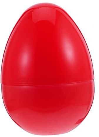 Toyvian Egg Ornament Storage Box for Easter Decorations Lightweight Egg Shaped Holder for Parties and Home Decor for Fillable Treats and