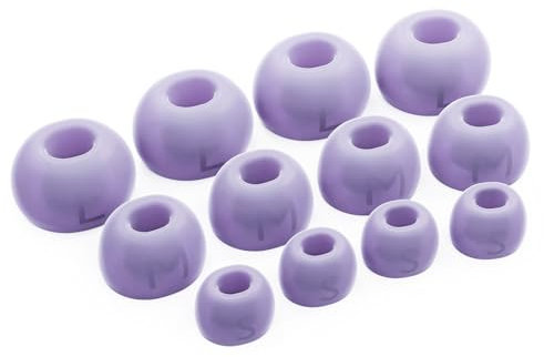 Okuli 12 x Écouteurs en Silicone Embouts d'oreilles pour JBL Tune Buds Casque Écouteurs en Violet