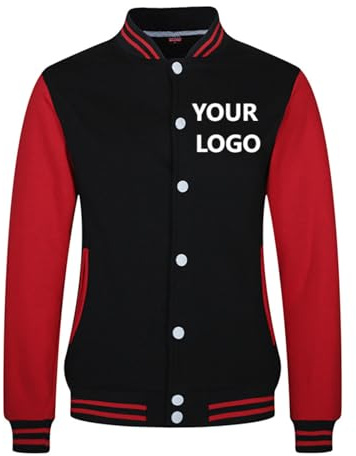 Personnalisé Hommes Baseball Uniforme Veste Personnalisé Imprimé Veste Lettre Streetwear Campus Groupe Uniforme Veste Color4,M