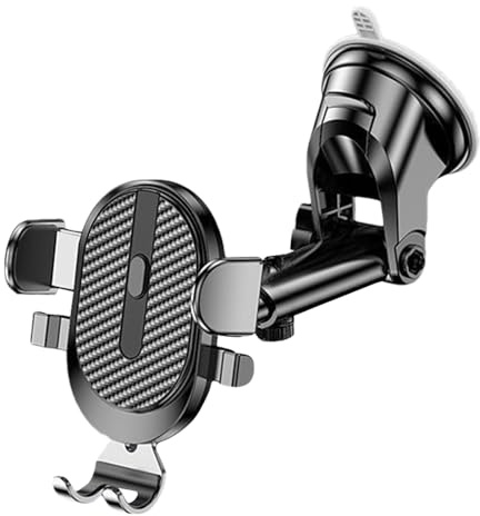 Genérico Sujetadores De Teléfono para Coche | Soporte para Teléfono En Automóvil,Base Ajustable para Smartphone con Ventosa Fuerte para Tablero De Automóvil