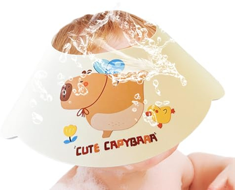 laxreheye Gorro de bebé para baño,Protector de pelo de ducha ajustable | Accesorios de baño para padres e hijos en casa