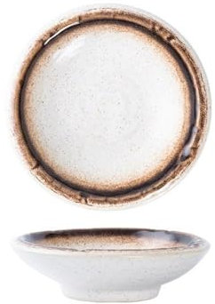 FAJNUZI2024 Ciotoline per Salse Piatti da Dessert in Ceramica - Piatti da antipasto in Porcellana - Piattini da Portata for Torte e Dolci da Festa del tè Piatti per Condimenti