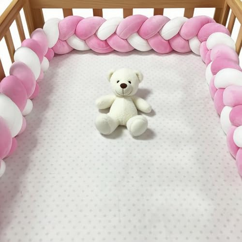 GYCS Trenza Almohada De Serpiente De Nudo, Parachoques Almohada, Alfombra Anticolisión para Cama, Protección Cama Trenza, Cojines Cama Decorativos, Suave Tejido A Mano Hilos,A09,350cm