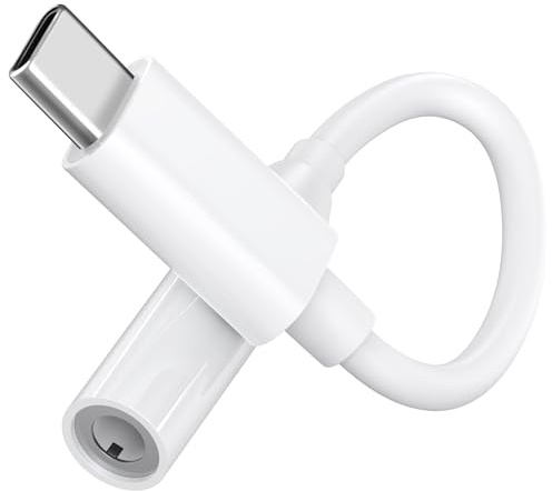 USB C to 3.5mm Headphone Adapter Jack Audio Adapter Cable Cord for Samsung Galaxy S25 Ultra S24 S23 A55 A56 A15 A35 A54 A34 A14 A53 A33 A25 A23 A13 A04s A52 A32 A22 A12 A51 S22 S21 S20 FE