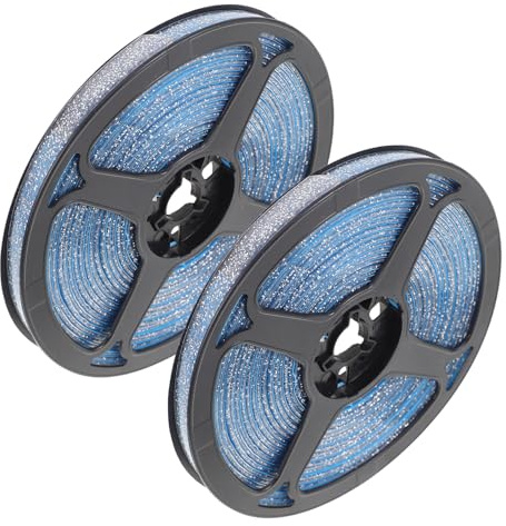 Alipis Modanatura Autoadesiva Stacca e Attacca 2 Pezzi da 6 Metri Bordo Decorativo per Pareti e Soffitti in Pvc Rivestimento del Soffitto per Decorazione Casa Fai da Te