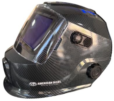 Electronic Welding Helmet Pro Series 4.0 – True Color Auto Darkening, 5 Arc Sensors, Shade 4–13, Large Viewing Area, Professional Welding Helmet (Carbon Fiber)