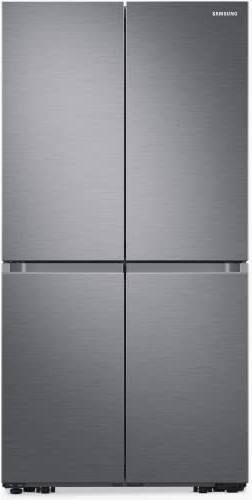 Samsung 647 Litre Four Door American Fridge Freezer With Beverage Centre - Refined Inox�