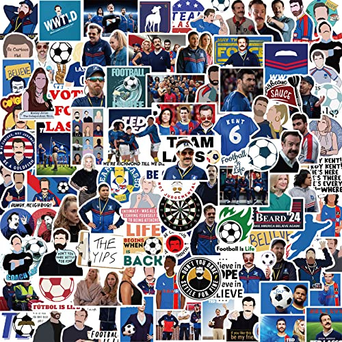 100 pegatinas de vinilo para portátil, Classic TV Show Ted Sticker, Waterproof Graffiti Decal Vinyl Sticker for Laptop Car Trunk Guitar.