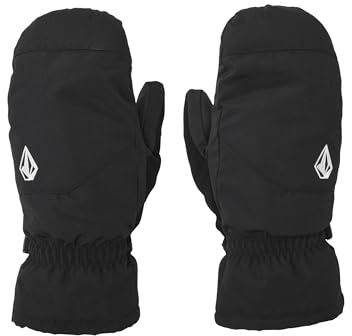 Volcom dam Upland snowboard skidvante för kvinnor, svart S5, Large