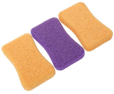 Mikinona 3piezas Herramienta Exfoliante Pómez Para Pies y Cutículas Removedor De Muerta Accesorios Para Cuidado De Pies