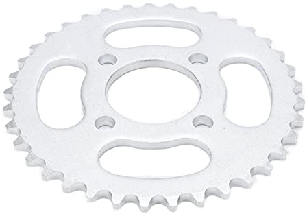 Tand bakre kedjehjul 37 tänder stål Hållbar högpresterande kedjehjul för elektriska cyklar Motorcyklar 153 mm diameter 48 mm inre diameter