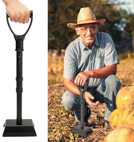 GTGIQXG Aides à la Position Debout réglables de 17 à 21 Pouces, Outils d'aide à la mobilité antidérapants, dispositifs d'assistance au Levage for Personnes âgées handicapées au Quotidien