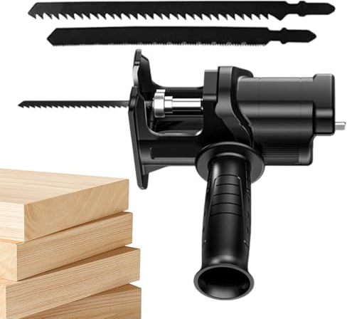 Zyntora Adaptador Compacto para Sierra de Vaivén - Cabeza De Corte Alternativo Portátil,Accesorio Recíproco De Máquina De Corte Para Recortar Tubo De PVC, Madera, Cartón, Láminas De