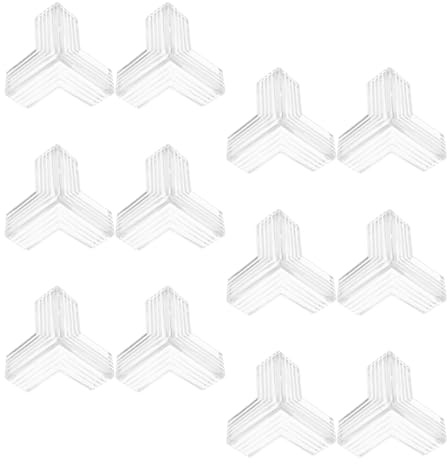 iplusmile Protectores de Esquinas para Muebles para Bebés 12 Piezas Triángulo Transparente Acolchonados y Suaves Protección Anticolisión para Mesas y Sillas Seguridad Infantil Hogar