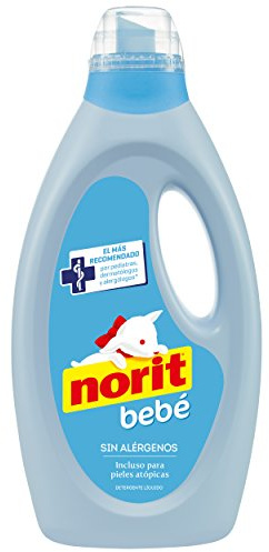 Norit - Detergente Líquido, Ropa de Bebé y Pieles Atópicas - 1125 ml