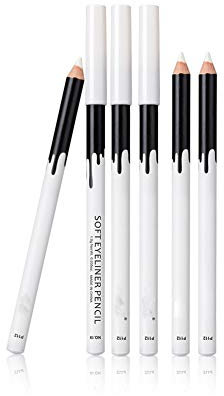 1pc Highlighter Kajalstift, Weißer Kajalstift Kajalschminke, Augen Erhellen, Kosmetische Schönheits-werkzeug (weiß)