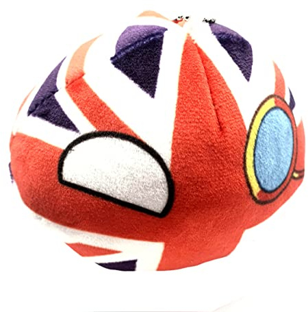 10cm Countryballs Country Ball Cute UK United Kingdom England Flag Cuddly Meme Ball Toy Gift