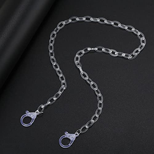 Brillenkette Acryl Anit-Lost Halskette Brille Transparent Halter Strap Lanyard Frauen Brillen Kette Zubehör 1
