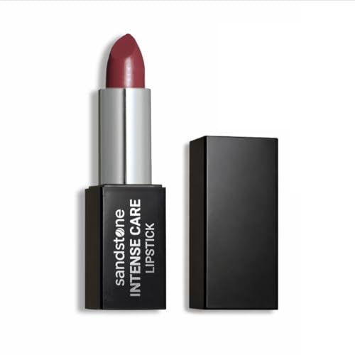 Sandstone Scandinavia hypoallergener Lippenstift (47 Plum Kiss) | Hochpigmentiert, feuchtigkeitsspendend, langanhaltend, parfümfrei & vegan