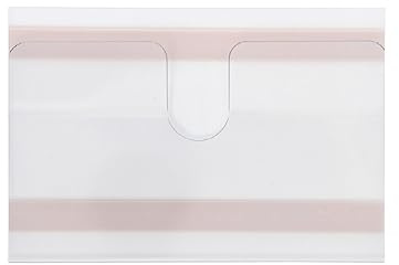KROG Hartkunststofftaschen, selbstklebend, A6 quer, 25 Stück