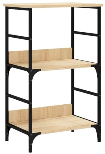 vidaXL Bücherregal Sonoma-Eiche 50x33x82 cm Holzwerkstoff