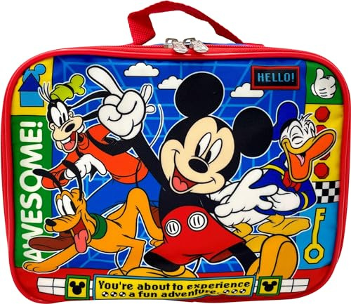 Scatola termica per il pranzo per bambini, con licenza Disney/Marvel (Mickey-Blue)