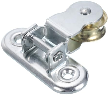 QUARKZMAN 65mm Einzelner Umlenkblock, Eisen Hängendes Drahtzugrad, Seilrolle mit Zinkbeschichtung