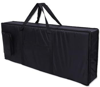 SAVOSWEET 61 Key Keyboard Tasche,61 Tasten Tragbar Keyboard,TascheKeyboardtasche 61 Tasten,Tasten Tragbar Keyboard 420D Oxford Cloth mit Side Handles,Rucksackgurte verstellbar