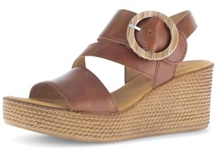 Gabor dam remsandaler, damsandaler, Camel 24, 38.5 EU
