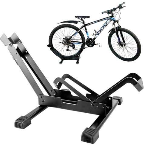 STARVAST Professional Fahrradständer für 26-29 Zoll Mountainbike E-bike Rennrad MBT Boden für die Aufbewahrung innen & außen - Zuhause, Garage & Garten