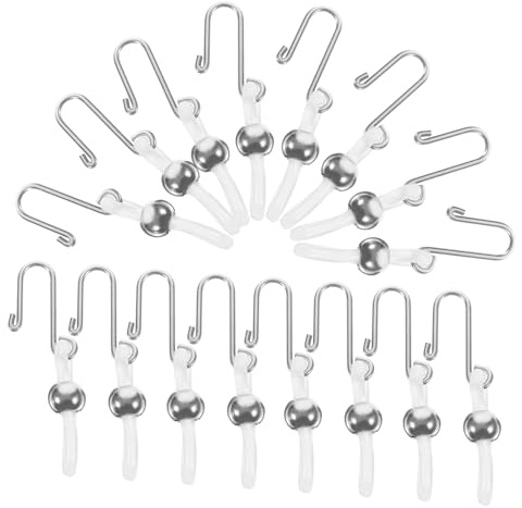 ARTSEWPLY Kit D'outils Pour Fermeture à Glissière Antidérapante 15 Pièces En Silicone Et Métal, Argenté, Ajustable, Pour Pantalon En Jean, Accessoires Maintien Fermeture Éclair, Usage Quotidien