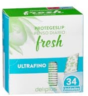 Protegeslip ultrafino Fresh en bolsitas Caja 34 ud. Pack 2