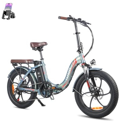 Fafrees F20 PRO E-Bike Klapprad Elektrofahrrad 20 Zoll Fatbike, 250W Motor 36V 20AH Akku, 20 * 3,0 Zoll Mountainbike Elektrofahrrad 40 Nm
