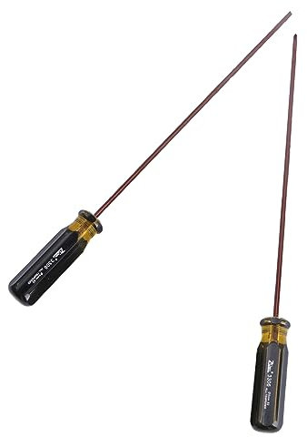 GALPADA Lot De 2 Tournevis Fins Plats Longs Et Difficiles À Atteindre À Long Manche Tournevis Plats Tournevis Extra Longs Tournevis À Longs