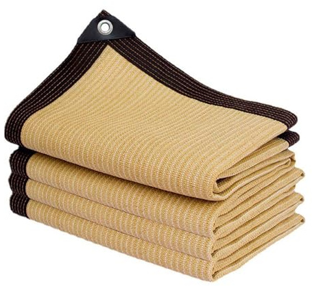 PanHuiWen Telo Ombreggiante Occhiellato Tessuto Ombreggiante Telone Ombreggiante Telo Ombra per Telo Tenda da Sole per Esterno,4x4m