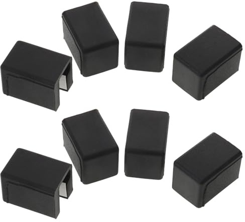 Silikon Eckenschutz für Babys und Kleinkinder Schwarz | Schlafzimmer und Kinderzimmer, Weiche Kantenhilfe, Moderne Optik, 8 Stück, Geeignet für Möbel