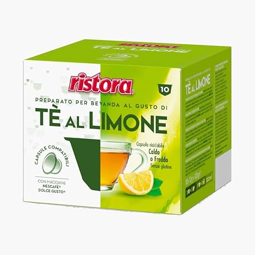 200 CAPSULE RISTORA BEVANDA DI TE' A LIMONE COMPATIBILITA' DOLCE GUSTO