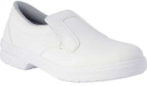 REPOSA Chaussure Infirmiere Modèle Nurse, Chaussure Hopital à Talon Fermé sans Lacets et sans Embout, Semelle Antidérapante en Polyuréthane SRC, Antichoc et Antistatique, Tissu Respirant et Léger