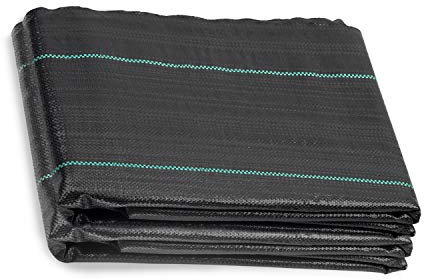 ANSIO Weed Control Membrane 2Mx20M Weed Control Fabric,Ground cover Membrane, UV stabilised Weed Barrier Fabric. Ideal for use in Patios, Garden, Flower beds, Landscaping - weed suppressant
