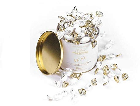 Dragées blanches Cylindre Twist Plus Chocolat et bol Maxtris classique 230 g.