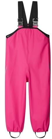 Reima - Lammikko Regenhose für Kinder - wasserdichte Regenhose, reflektierende Details, Hosenträger