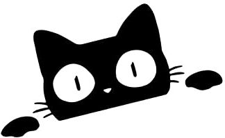 ihreesy Katze Autoaufkleber, Süße Auto Aufkleber Cartoon Auto Stoßstange Fenster Dekoration Universell Tier Auto Sticker Laptop Haus Abziehbild Selbstklebend Wand Tattoo Karosserie Decal,Schwarz