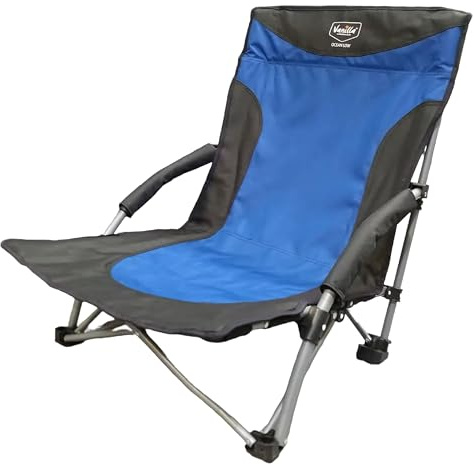 Vanilla Leisure Beach Chairs Low Folding Lightweight Compact & Portable Beach Chair For holiday, Festival, Camping & More High Back Foldable & Reclining Low Chairs