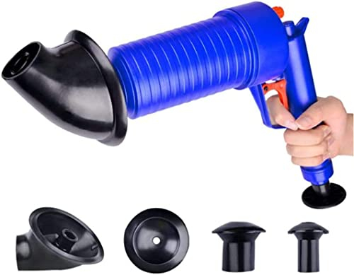 Toilet Plunger, Air Drain Blaster, Pressure Pump Cleaner, High Pressure Powerful Manual Sink Plunger Opener Cleaner Pump for Bath Toilets, Bathroom, Shower, Kitchen Clogged Pipe Bathtub