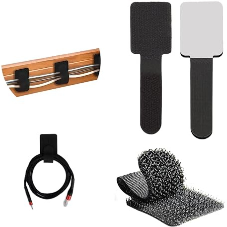 Armiz 50 Stück Kabel-Clips, selbstklebend, effiziente Kabel-Clips, Organizer, Kabelmanagement, starke, selbstklebende Kabel-Clips…