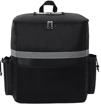 ISTOVO Food Delivery Backpack Pizza Delivery Bag Insulated Delivery Bag for Bike Delivery Food Delivery Bag for Carry HOT/Cold